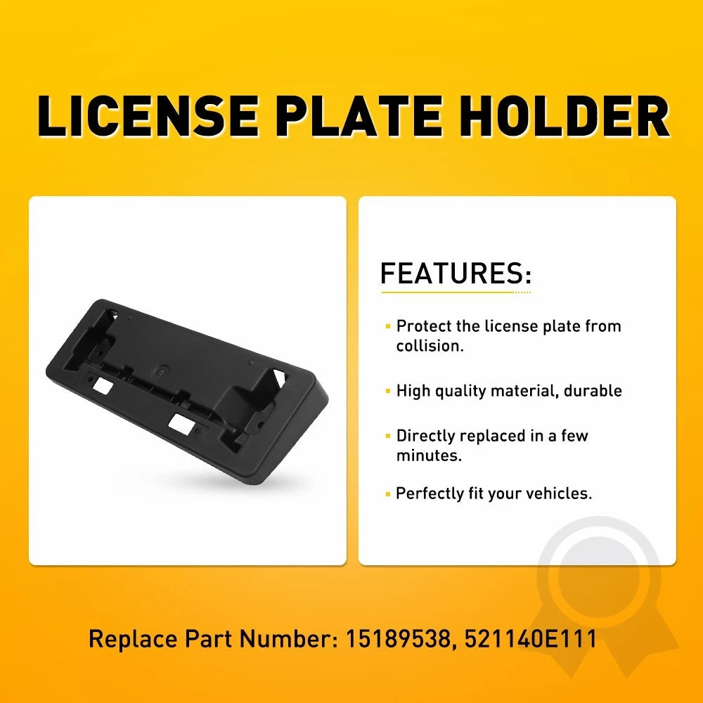 Front License Plate Tag Holder Bracket for Lexus RX350 RX450h (2016–2019)