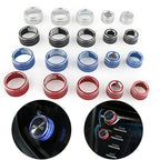 Air Conditioning Audio Button Switch Knob Covers for Toyota Camry (2018) Black