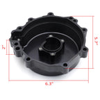 Black Engine Stator Cover Crankcase Left for Kawasaki ZX-6R (2009–2021)