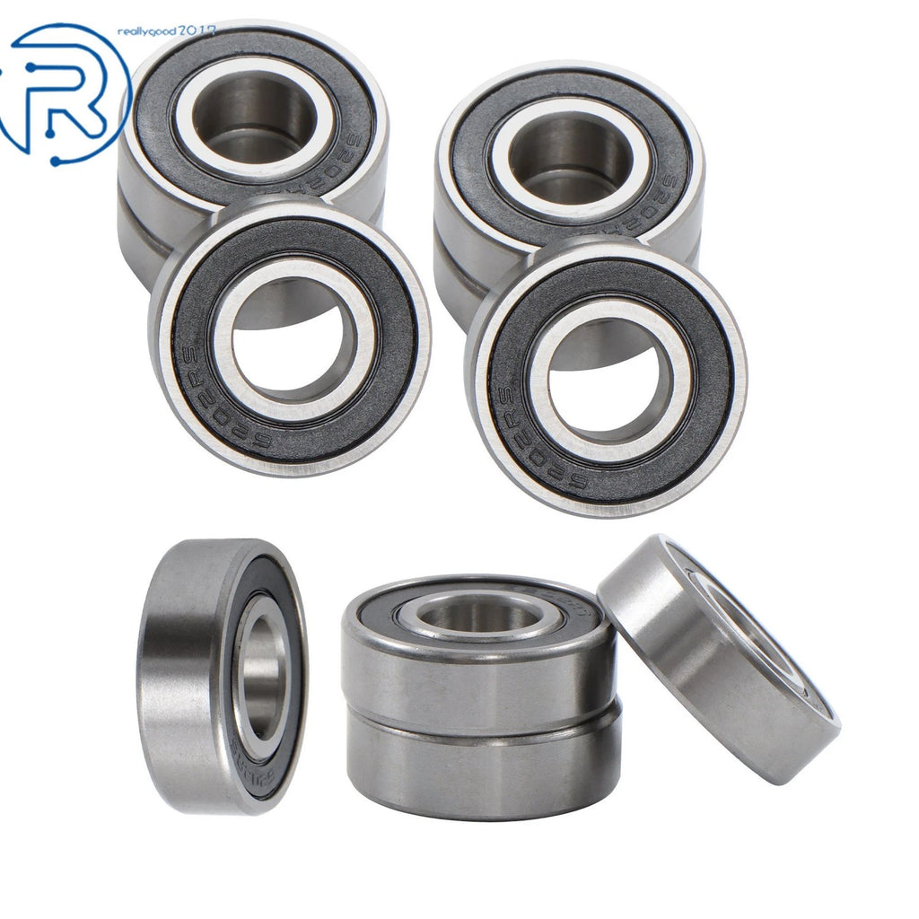 10Pcs 6202-2RS Ball Bearing for (15x35x11mm)
