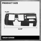 Dash Instrument Panel Bezel for Chevelle El Camino (1968)
