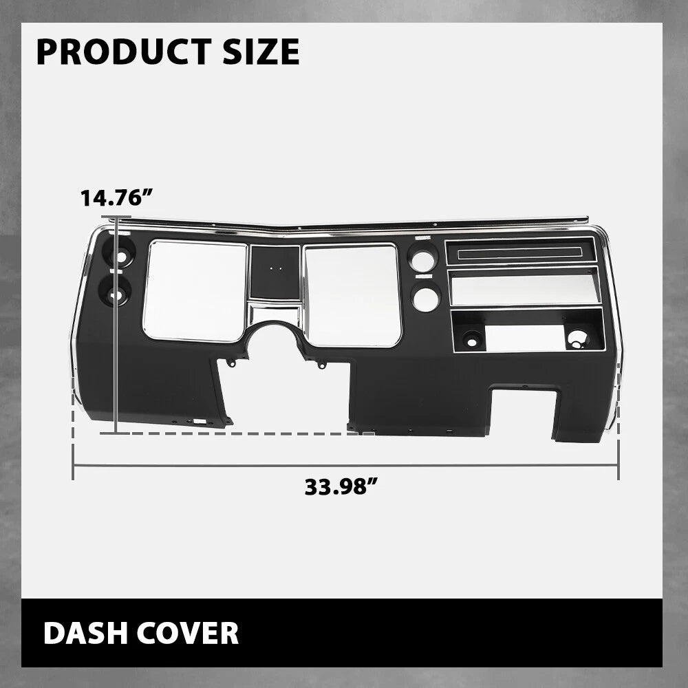 Dash Instrument Panel Bezel for Chevelle El Camino (1968)