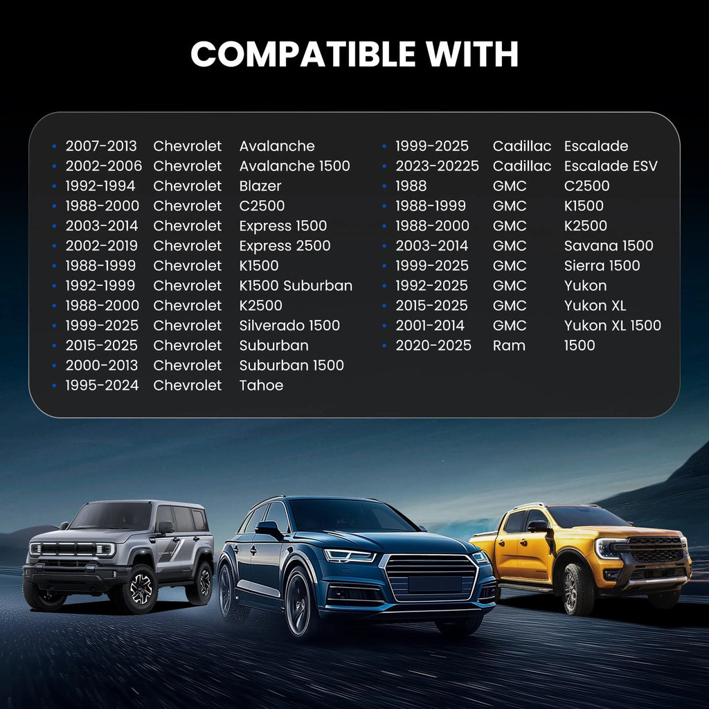 3" 6x5.5 Wheel Spacers for GMC C2500 (1988–1988)