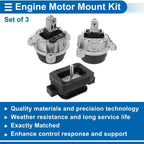 3 Pcs Engine Motor Mount for BMW 520i (2014 - 2016)