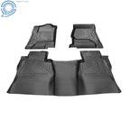 Set of 3 TPE Floor Mats for Silverado Sierra 1500 2500 (2014–2019)