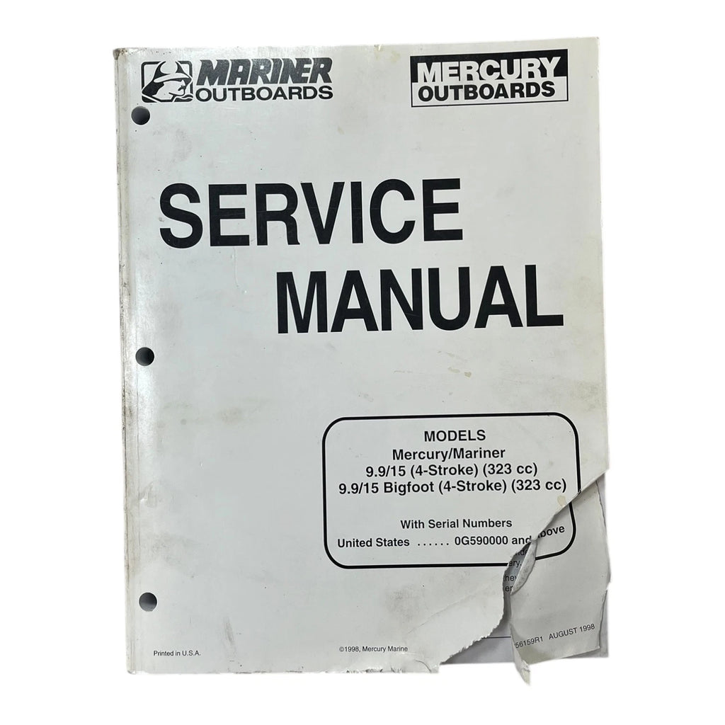 Service Manual for Mercury/Mariner (1990–1999) 90-856159R1