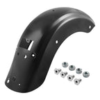 Unpainted Black Rear Fender for Harley Touring Street Road Glide (2009–Present)