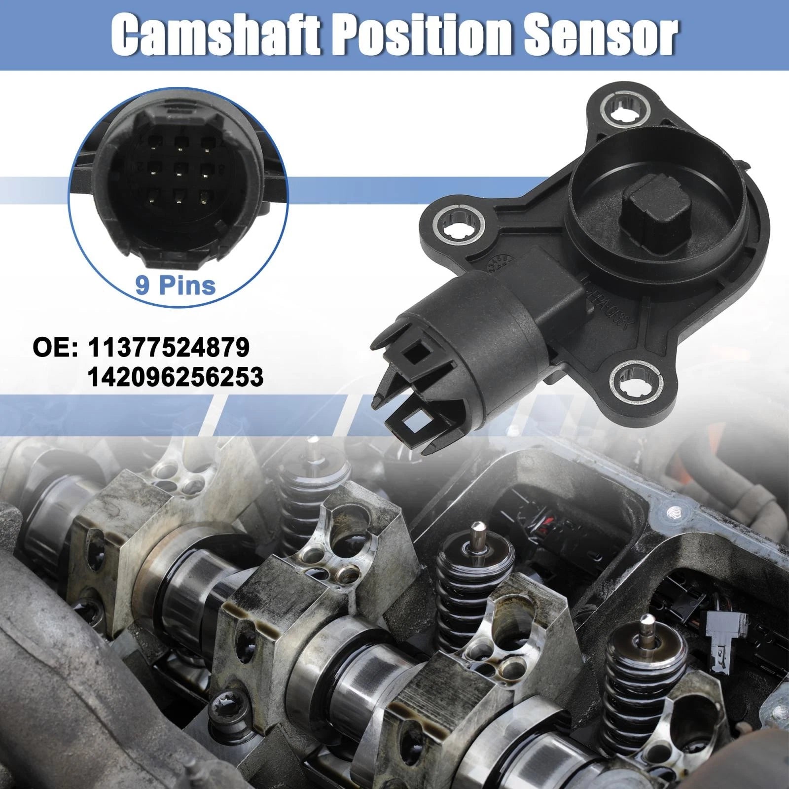 VVT Eccentric Shaft Sensor 11377524879 for BMW 3 Series (2006–2011)
