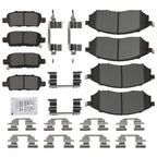Set of 4 Ceramic Brake Pads for Infiniti Q70 (2014–2019) / QX50 (2014–2015) D905