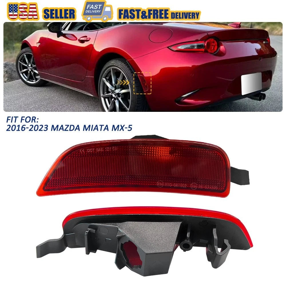 Red Rear Side Marker Light Housing for Mazda MX-5 Miata (2016–2023) NA1J-51-5J0C