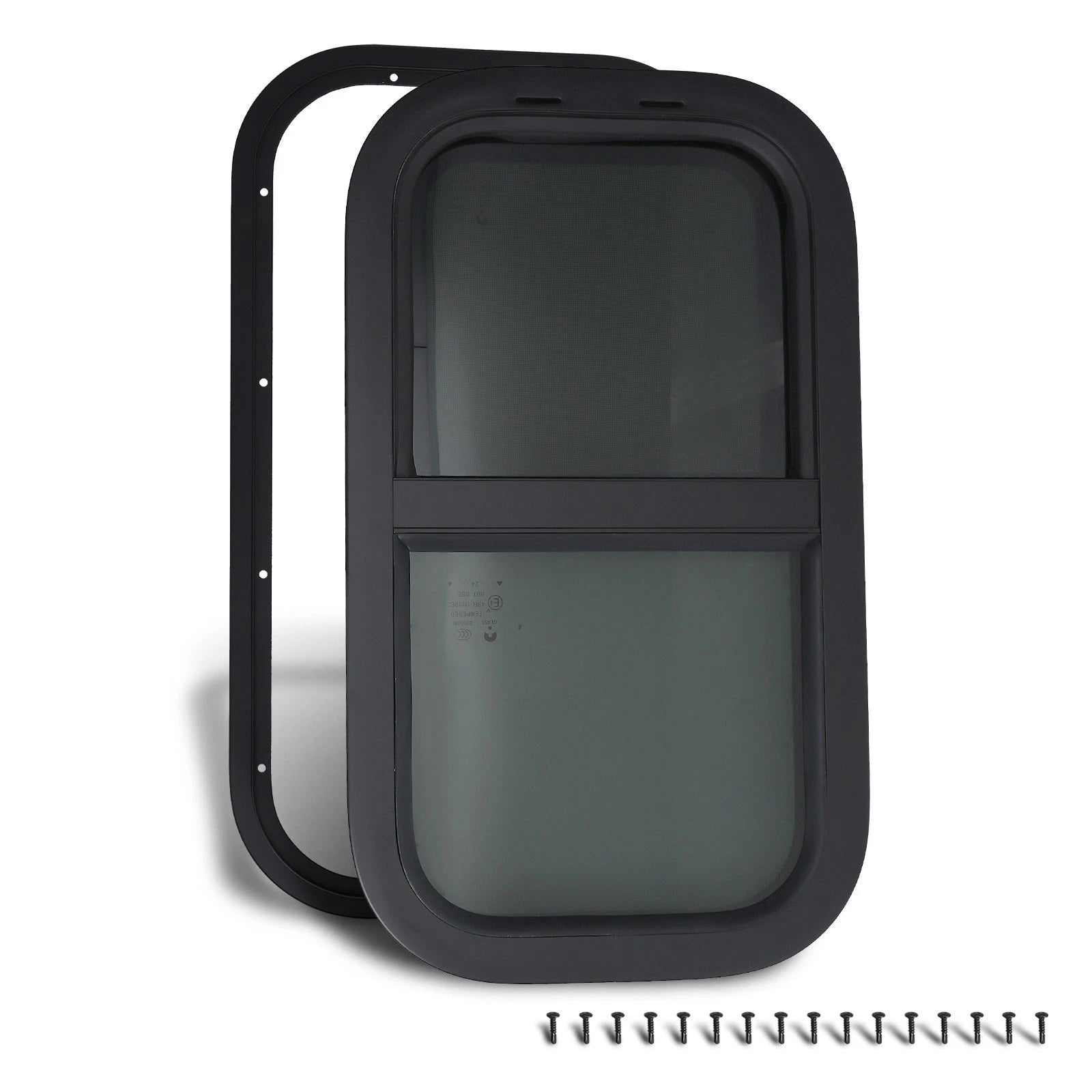 12" x 22" RV Camper Window for Trailer/Cargo Truck (Vertical Mount)