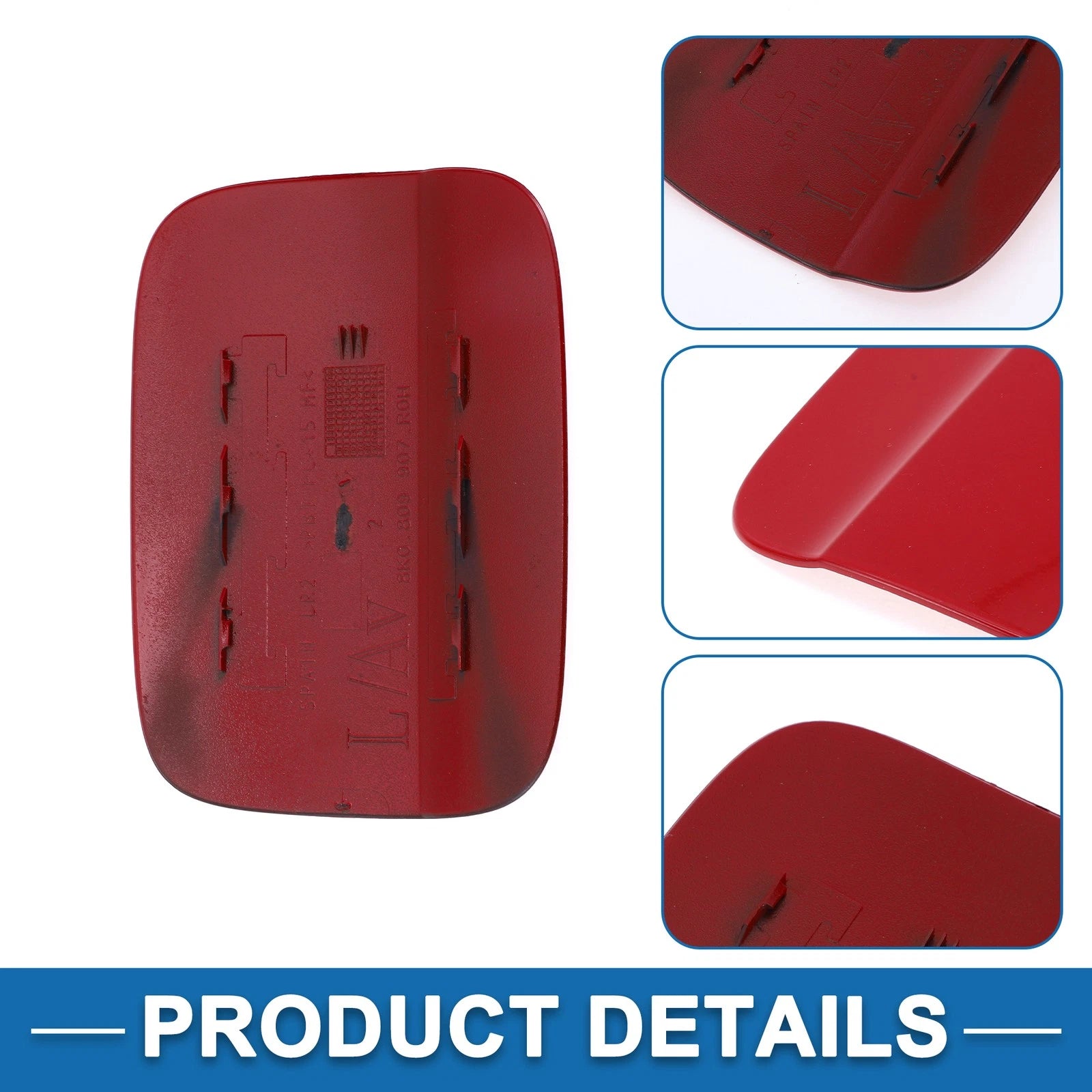 Fuel Tank Door Cap for Audi A4 (2009–2016) Fuel Filler Flap Cover Red