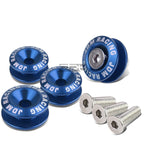 Set of 4 Aluminum Quick Release Fasteners for Car Truck (Fits )