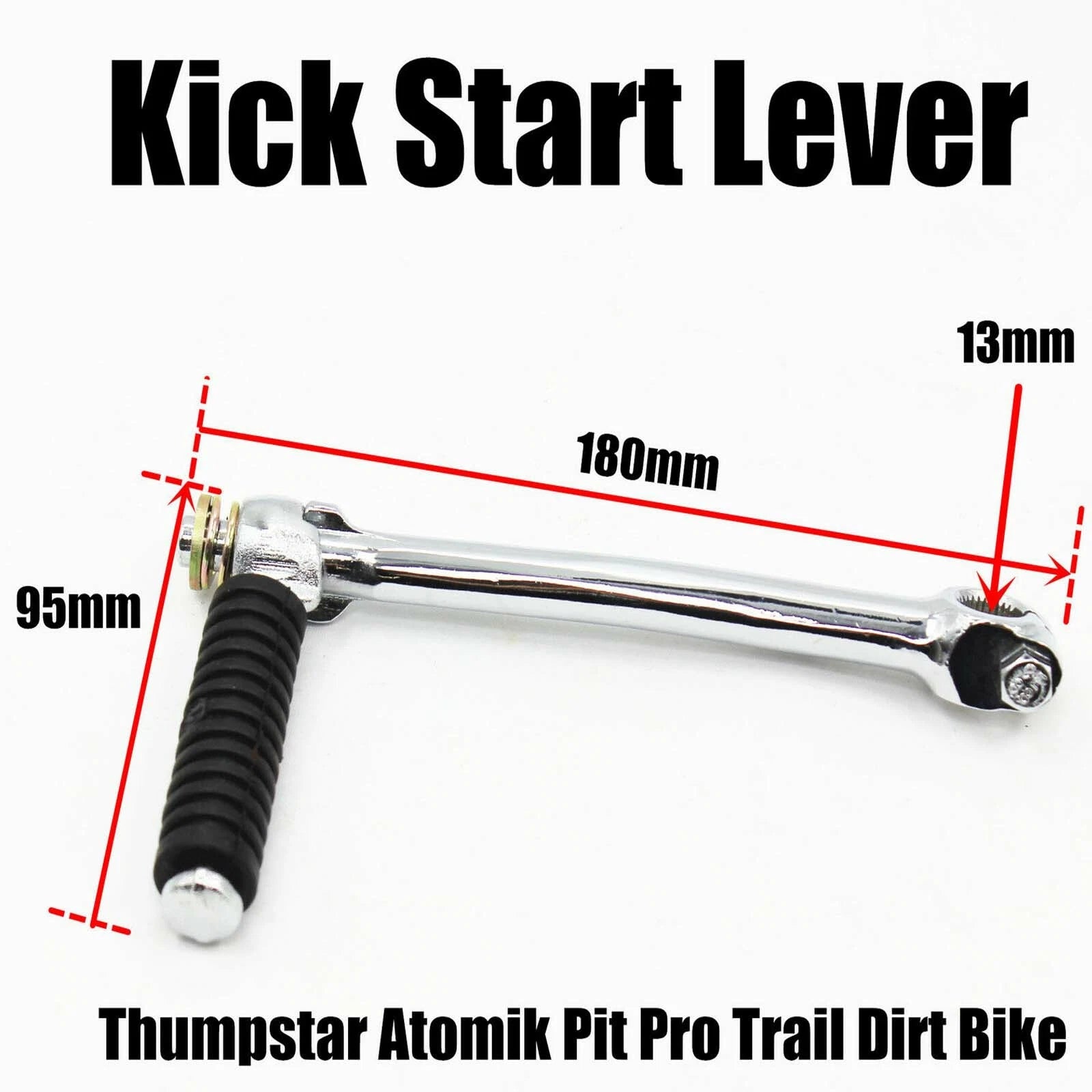 Kick Start Starter Lever for 110cc 125cc Pit Trail Dirt Bike (110cc–125cc)