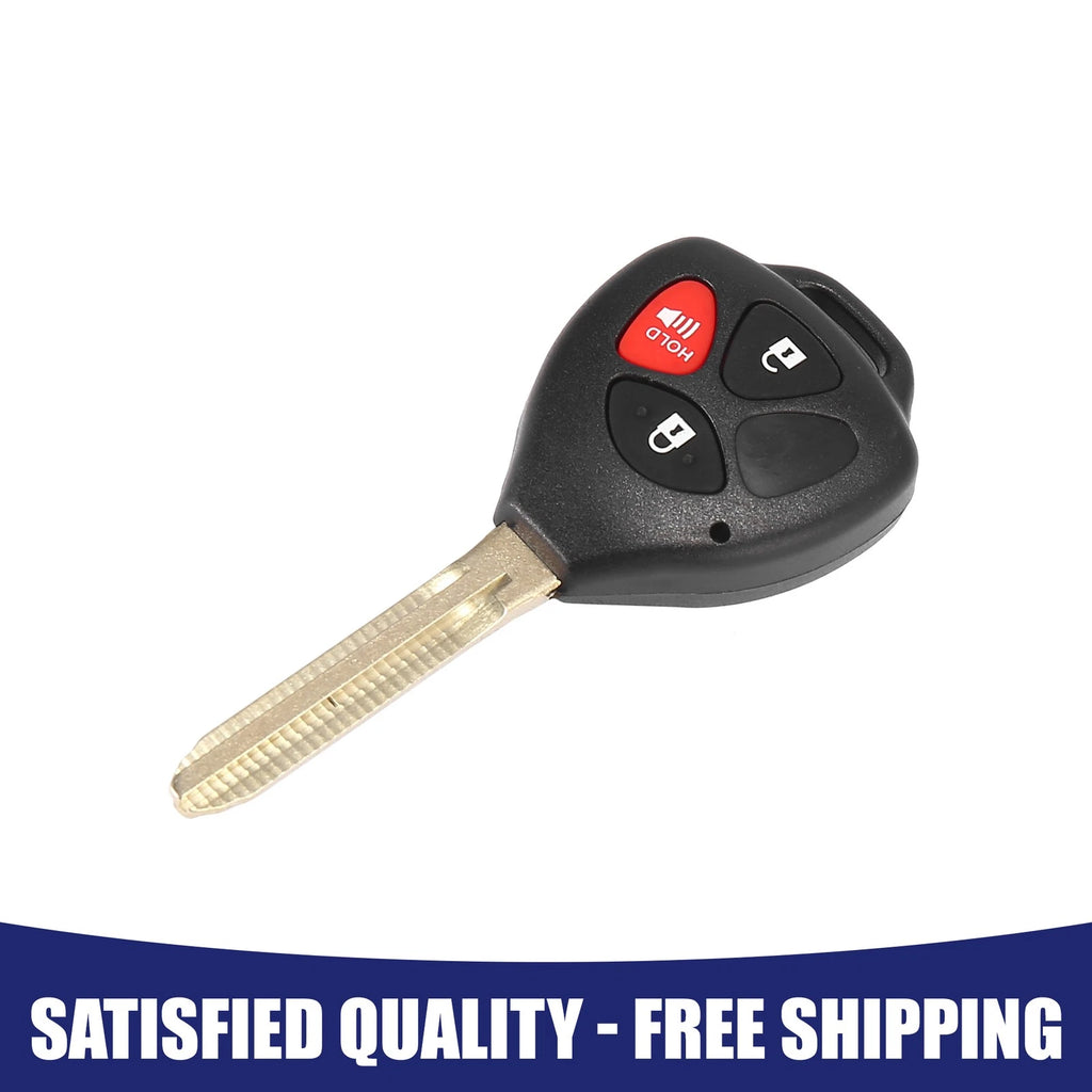 Uncut Key Remote Case HYQ12BBY for Toyota Camry (2007–2010) 3 Buttons