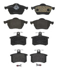 Set of 4 Brembo Low-Met Brake Pads for Audi A4 (1997–1997) Chassis 168350
