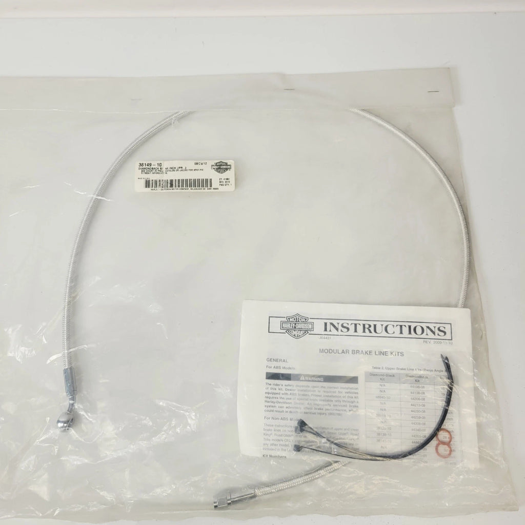 Upper Brake Line for Harley-Davidson Touring (2009–2014) 38149-10 44"