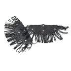 Front Rider Floorboard Fringe Covers for Honda, Yamaha, Harley