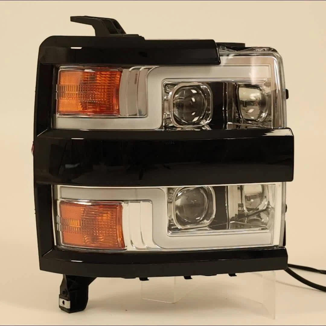 LED Projector Headlights for Chevy Silverado 2500HD 3500HD (2015-2019)
