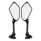 Set of 2 Black Rear View Mirrors for Kawasaki Ninja ZX6R (2009–2012)