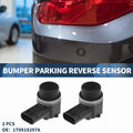 2X Bumper Parking Reverse Sensor No. 1T0919297A for Audi A6 (2012–2014) Black