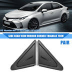 1 Pair Side Rear View Mirror Corner Triangle Trim for Toyota Corolla (2020–2021)