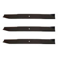 Set of 3 Rotary Lawnmower Blades for Grasshopper 320251 320253 (Fits 72")
