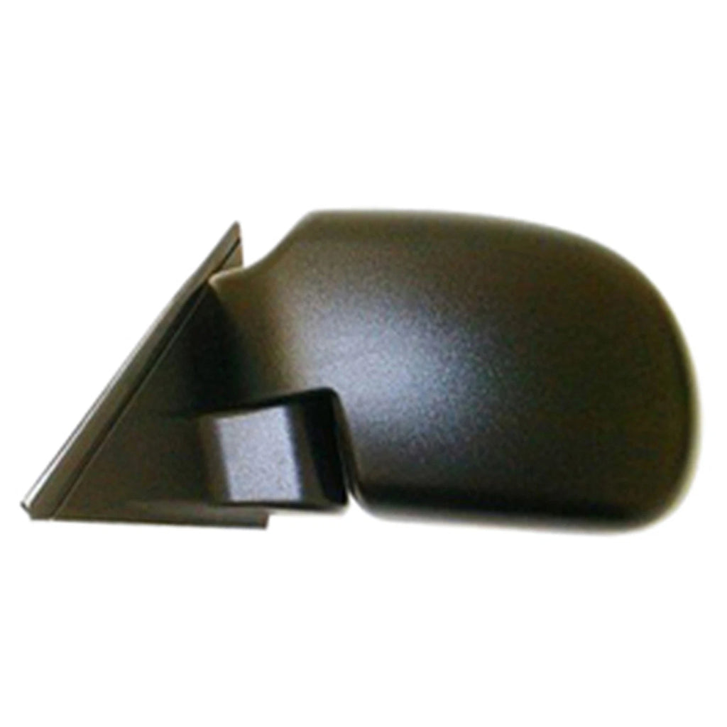 Replacement Black Textured Driver Side Manual Door Mirror for Jeep Wrangler (2007–2018)