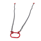 2X 5/16" × 5' Chain Sling for Lifting with Grab Hooks (6600 lbs)