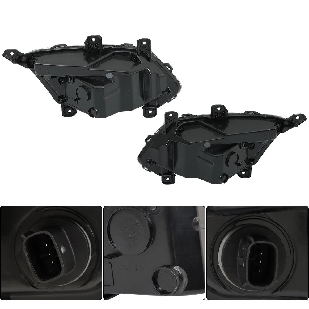 Pair Front Daytime Running Fog Lights for Chevy Equinox (2016–2017)