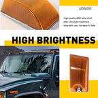 Amber Red Lens Top Roof Cab Marker Light Housing Cover for Hummer H2/SUT (2003–2009)