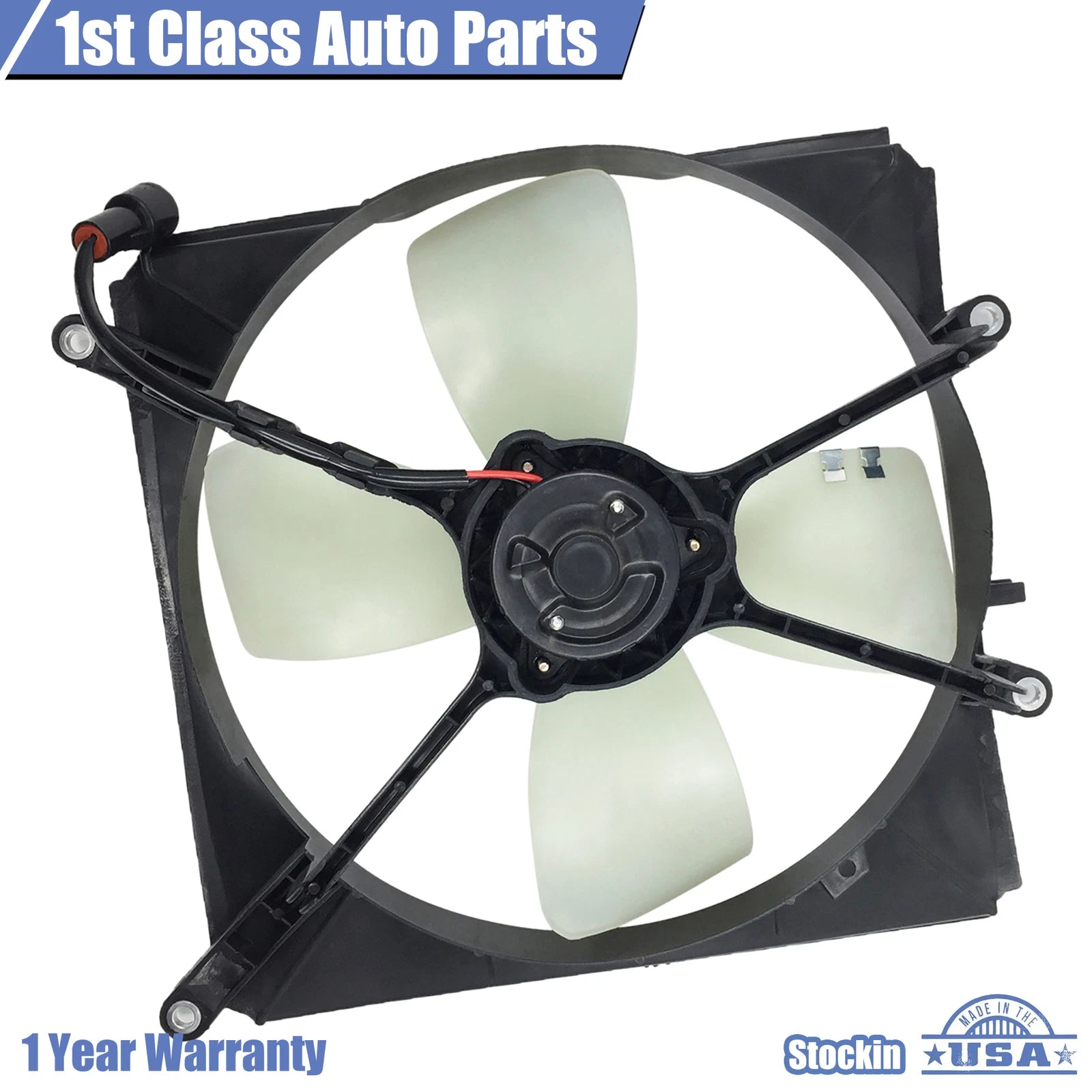 Radiator Cooling Fan Assembly for Toyota Corolla (1989-1992)