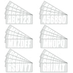 Set of 4 Custom Boat Registration Numbers Decal Stickers A-Z 0-9 White