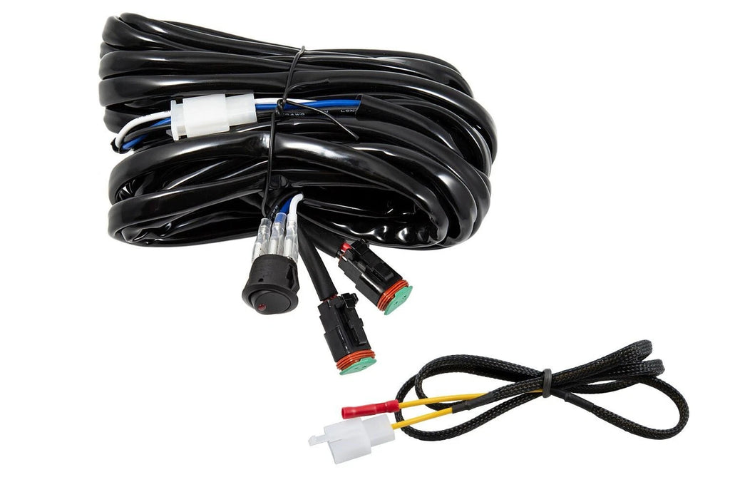 Diode Dynamics Heavy Duty Dual Output 2-Pin Offroad Wiring Harness for Truck