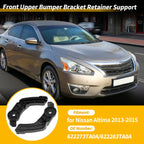 Set of 2 Front Bumper Bracket Retainers for Nissan Altima (No. 622273TA0A/622263TA0A)