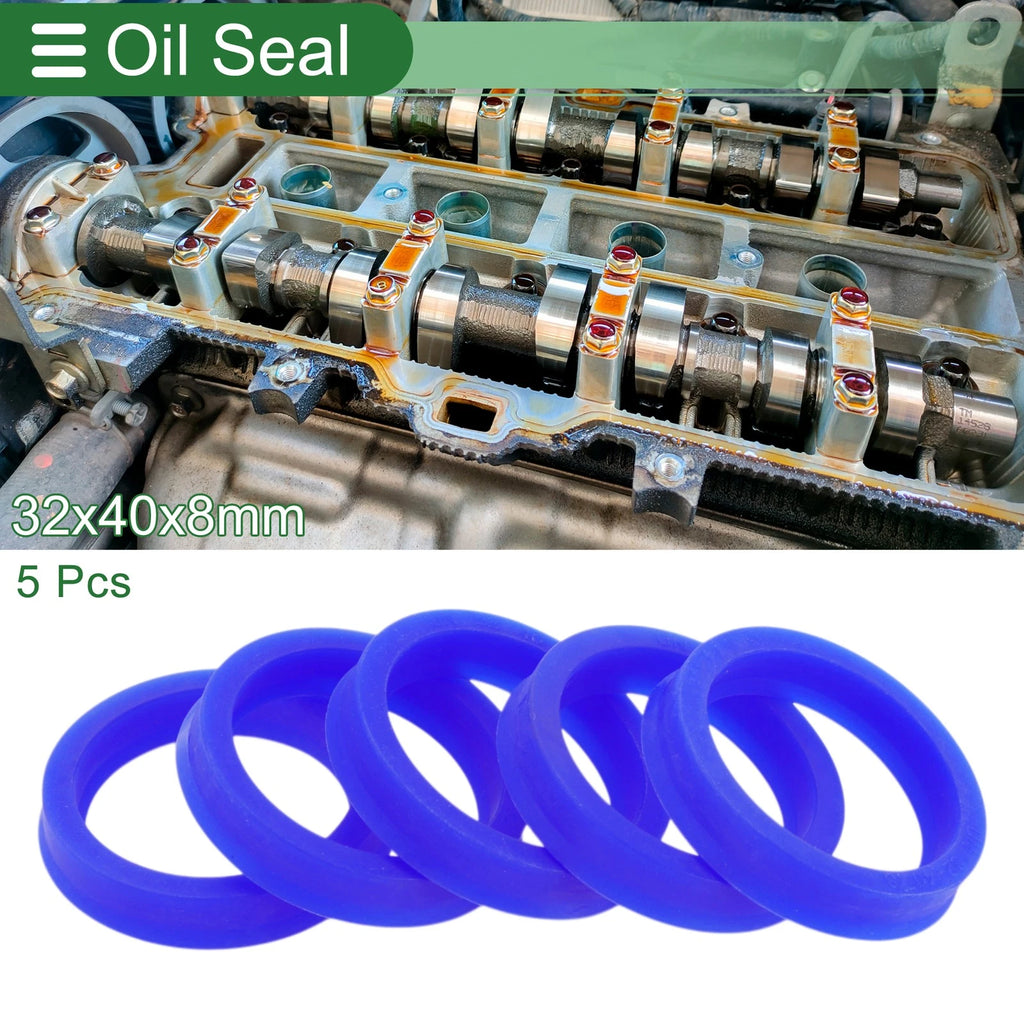 Set of 5 Oil Seal Rotary Shaft Seal 32x40x8mm for Various Models