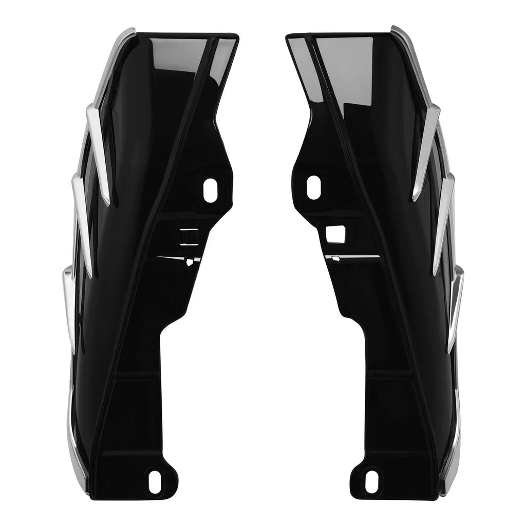 Chrome/Black Mid-Frame Air Deflector Trim for Harley Touring Trike (2009-2023)