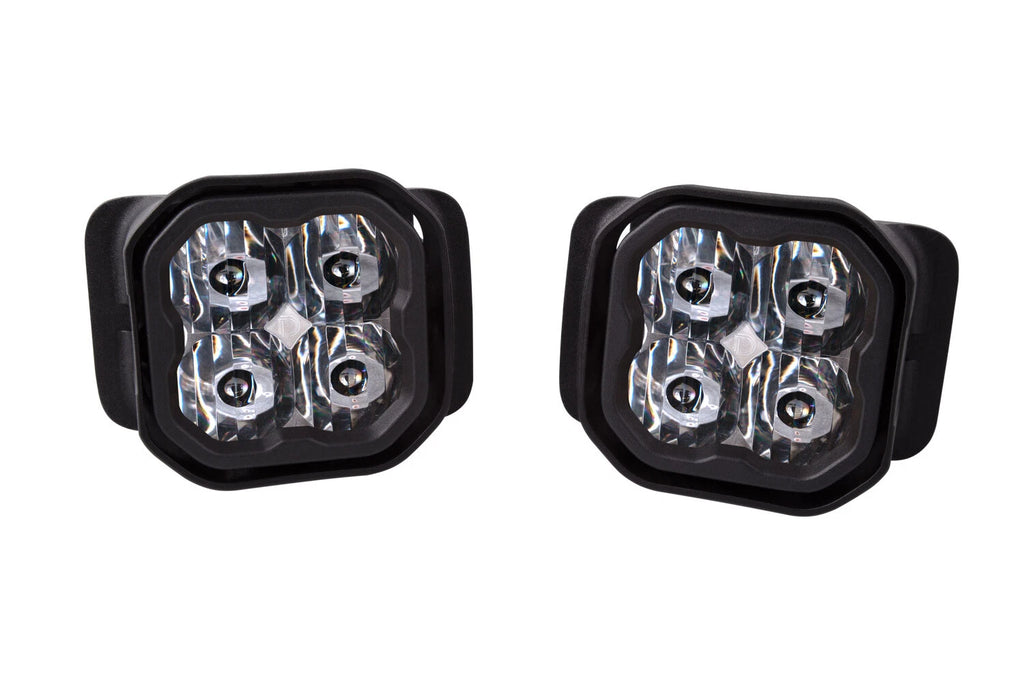 LED Fog Pro Light Kit White with Amber Backlight for 2017–2022 Ford Super Duty
