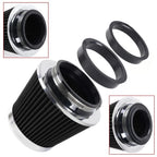 3" Cold Air Intake Cone Filter for High Flow Performance