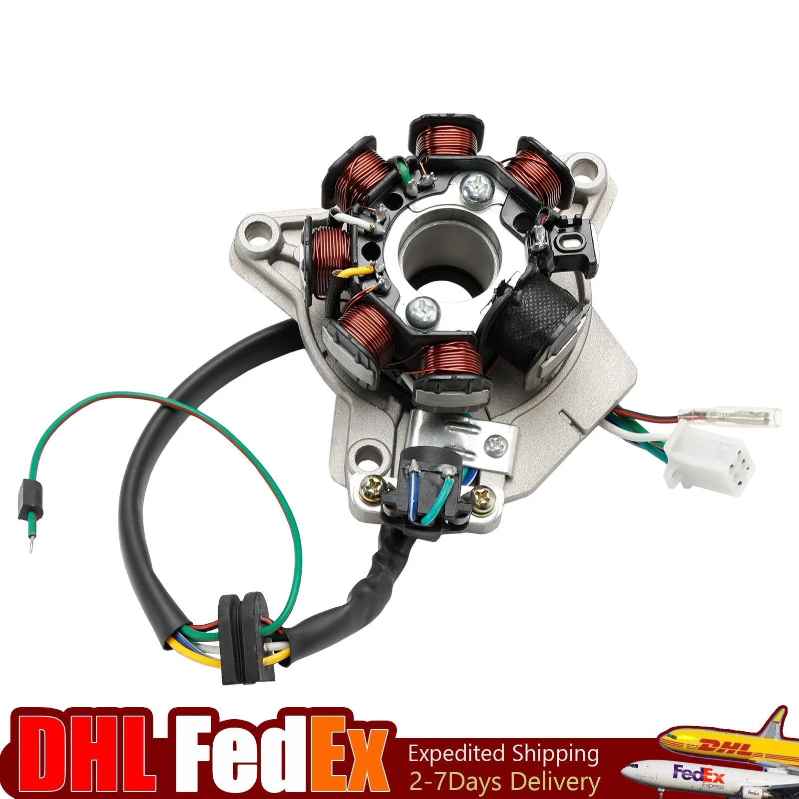 6-Wire Ignition Stator Base Assembly for Honda CG 125 (1993–2001) 31120-KY0-981