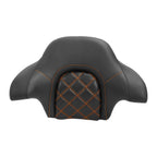 Black Wrap-around Passenger Backrest for Harley Touring Street Glide (2014–2023)