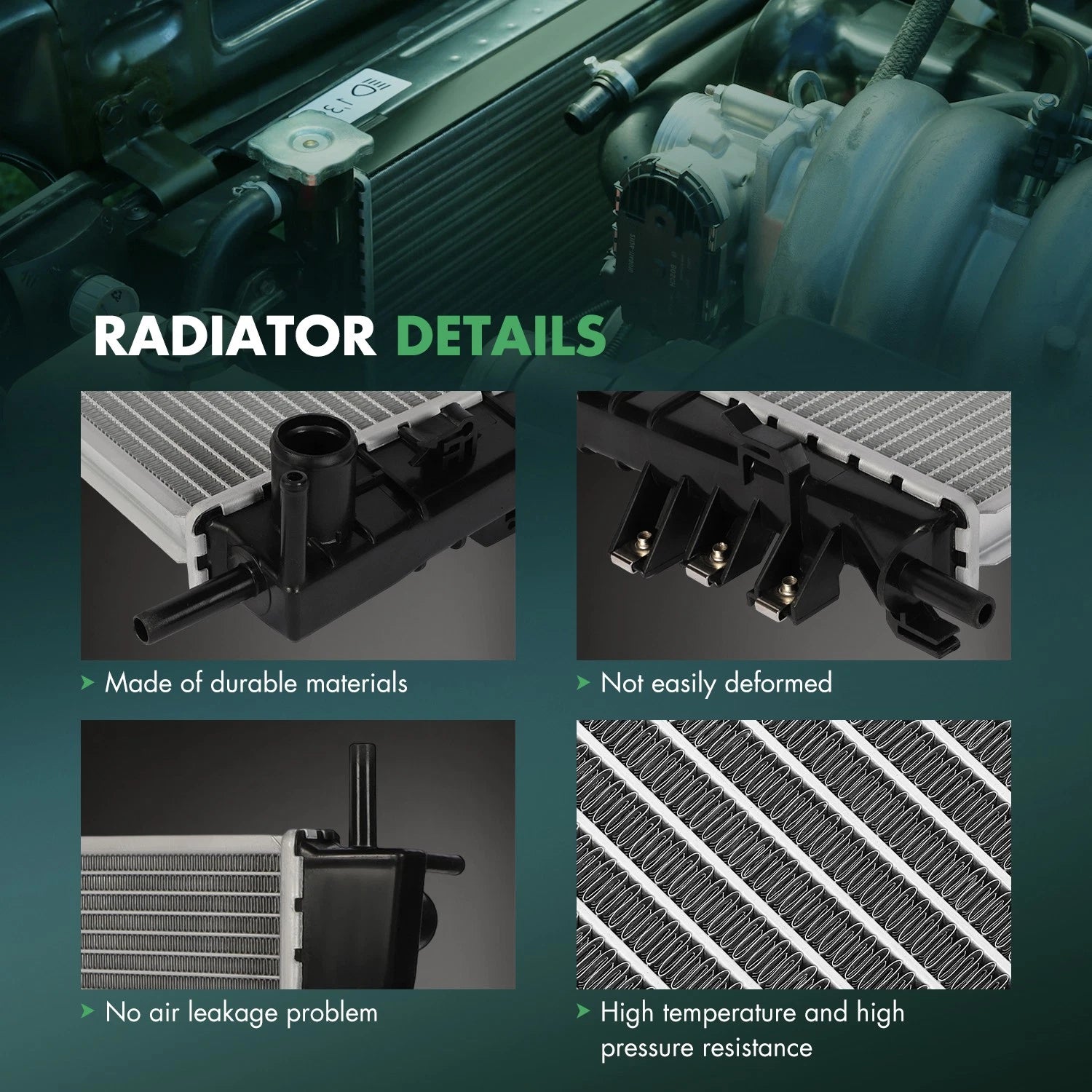 Aluminum Radiator for Jaguar X-Type (2002–2008)