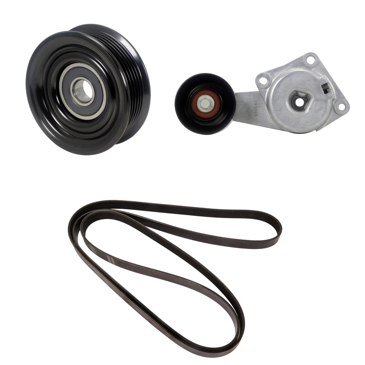 Drive Belt Idler Pulley Tensioner Kit for Ford E-150 E-250 (2004–2014)