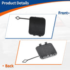 Rear Right Tow Hook Cover for BMW 530i 540i M5 (No. 51127475589) Gray