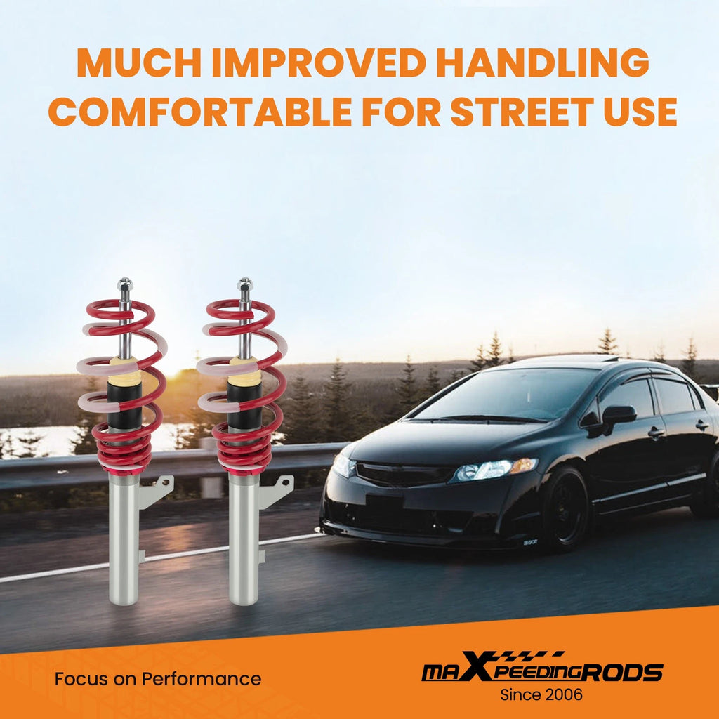Adjustable Coilovers Lowering Kit for VW Golf MK8 (2019–2025)