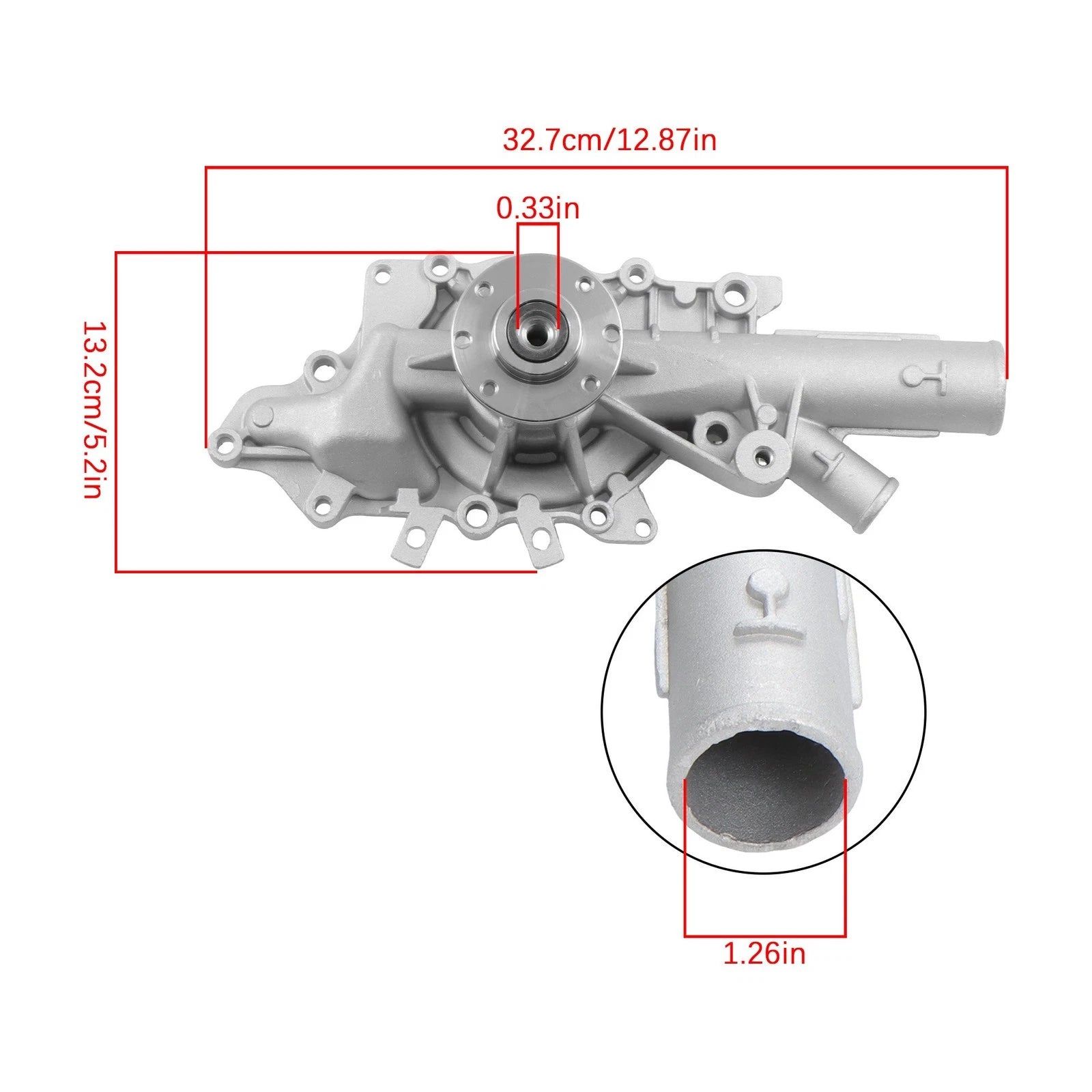 Water Pump 05103576AB for Dodge Sprinter Van 2500 3500 (2002–2003)