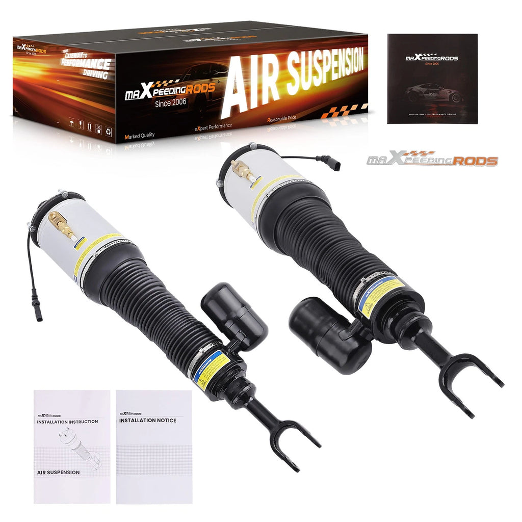 Pair Front Air Suspension Shock Struts for Bentley Continental GT (2004–2020)