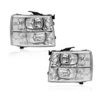 Clear Corner Headlights for Chevy Silverado 1500 2500 3500 (2007–2013)