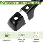 Exterior Door Handle Cover Trim for Ford Bronco (2021–2025) Gloss Black ABS