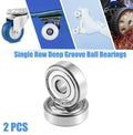 2 Pcs 10x35x11mm 6300ZZ Deep Groove Ball Bearings for Car 